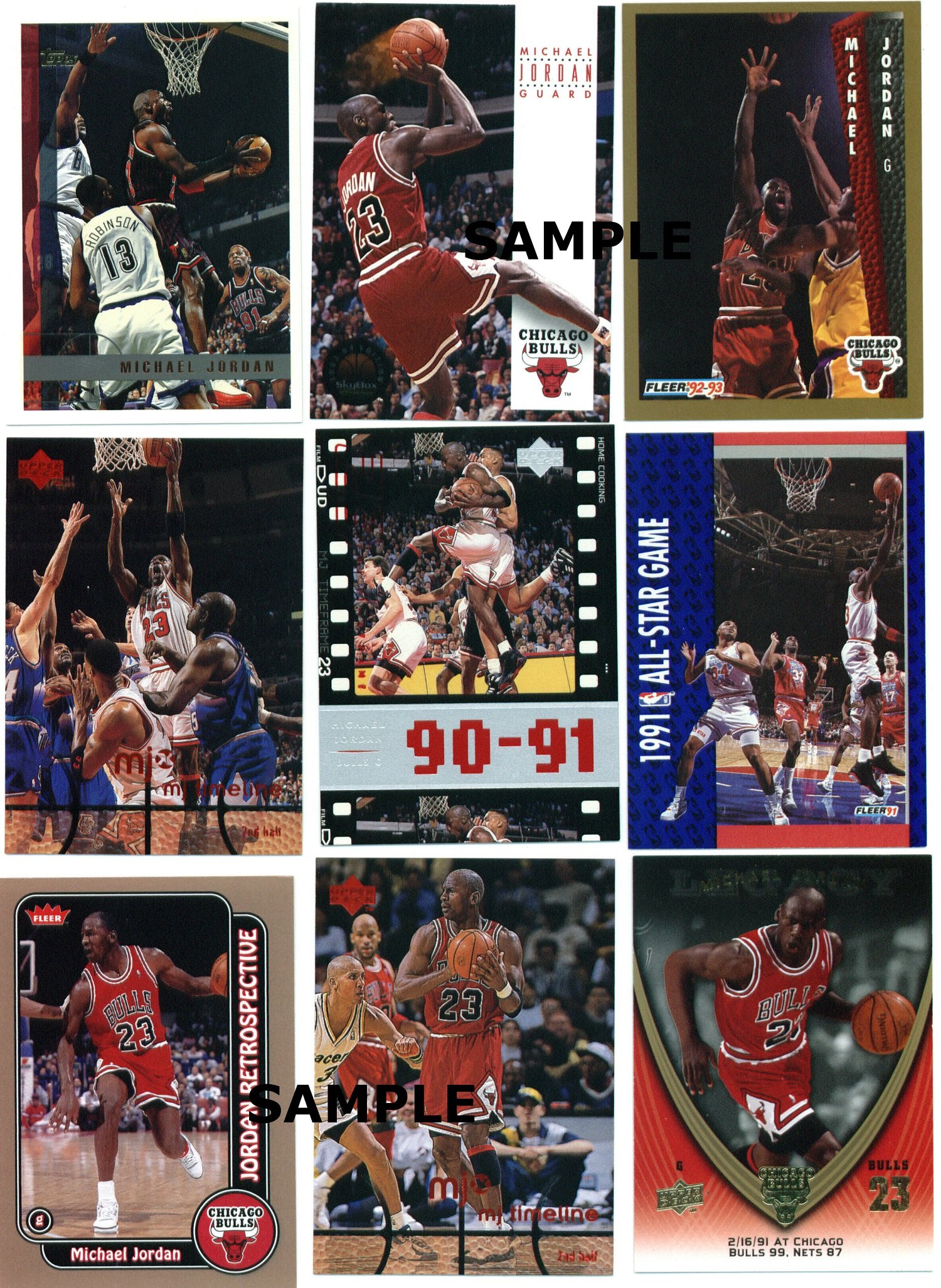 Amazon.com: Michael Jordan Trading Cards ~ Lot of (10) Assorted